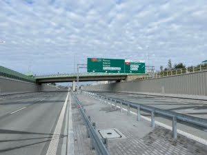 Południowa obwodnica Warszawy z okładzinami ABK IMG_8617 Południowa obwodnica Warszawy z okładzinami ABK